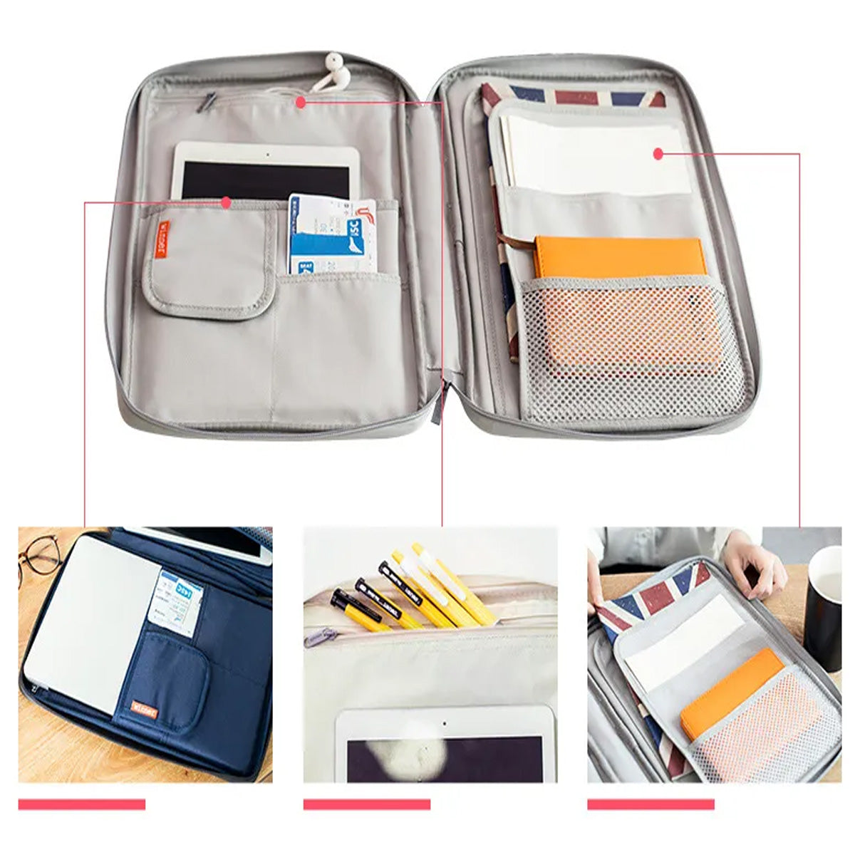 Multi-functional A4 Document Bags